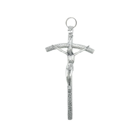 Cruz Prateada C/ Caixa 20cm 