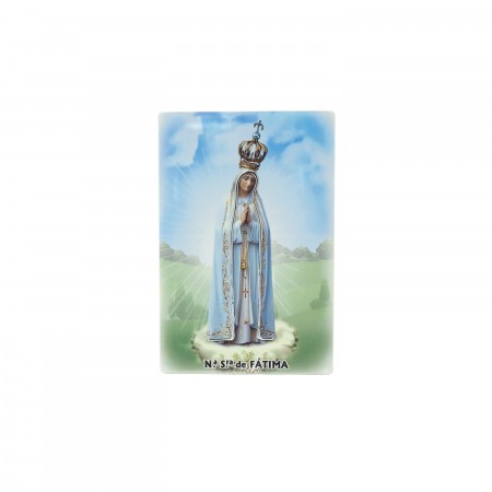 Quadro/ Placa C/ Nª Sra. Fátima 10x15cm Quadro/ Placa C/ Nª Sra. Fátima 10x15cm